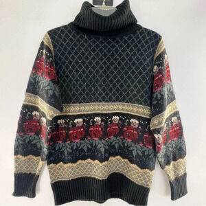 The Import Workshop Vintage Wool Blend Turtleneck Sweater Women’s Size Small